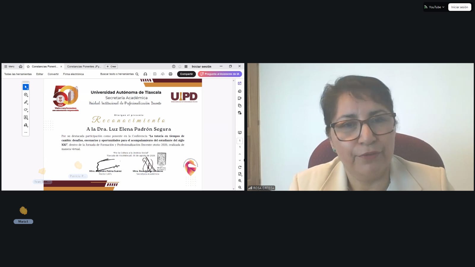 La UATx propicia la reflexión sobre los nuevos desafíos del acompañamiento tutorial por parte del docente